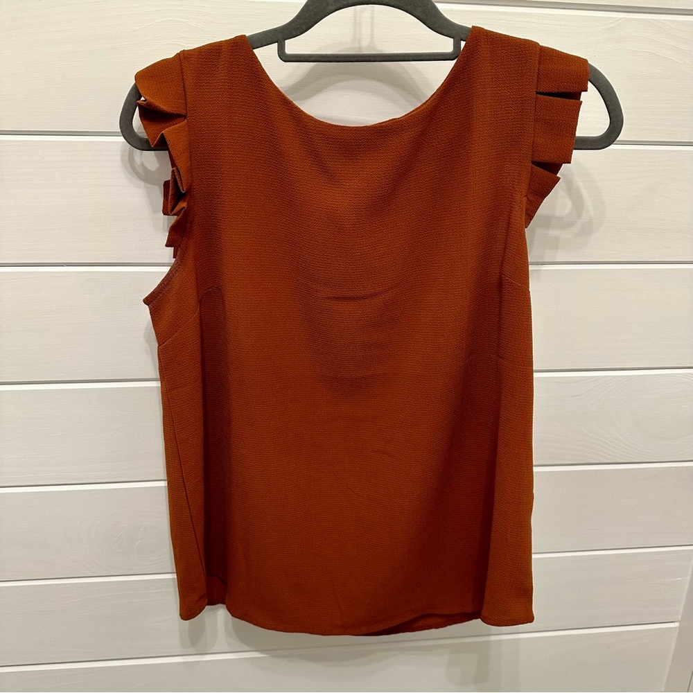 Burnt Orange Blouse